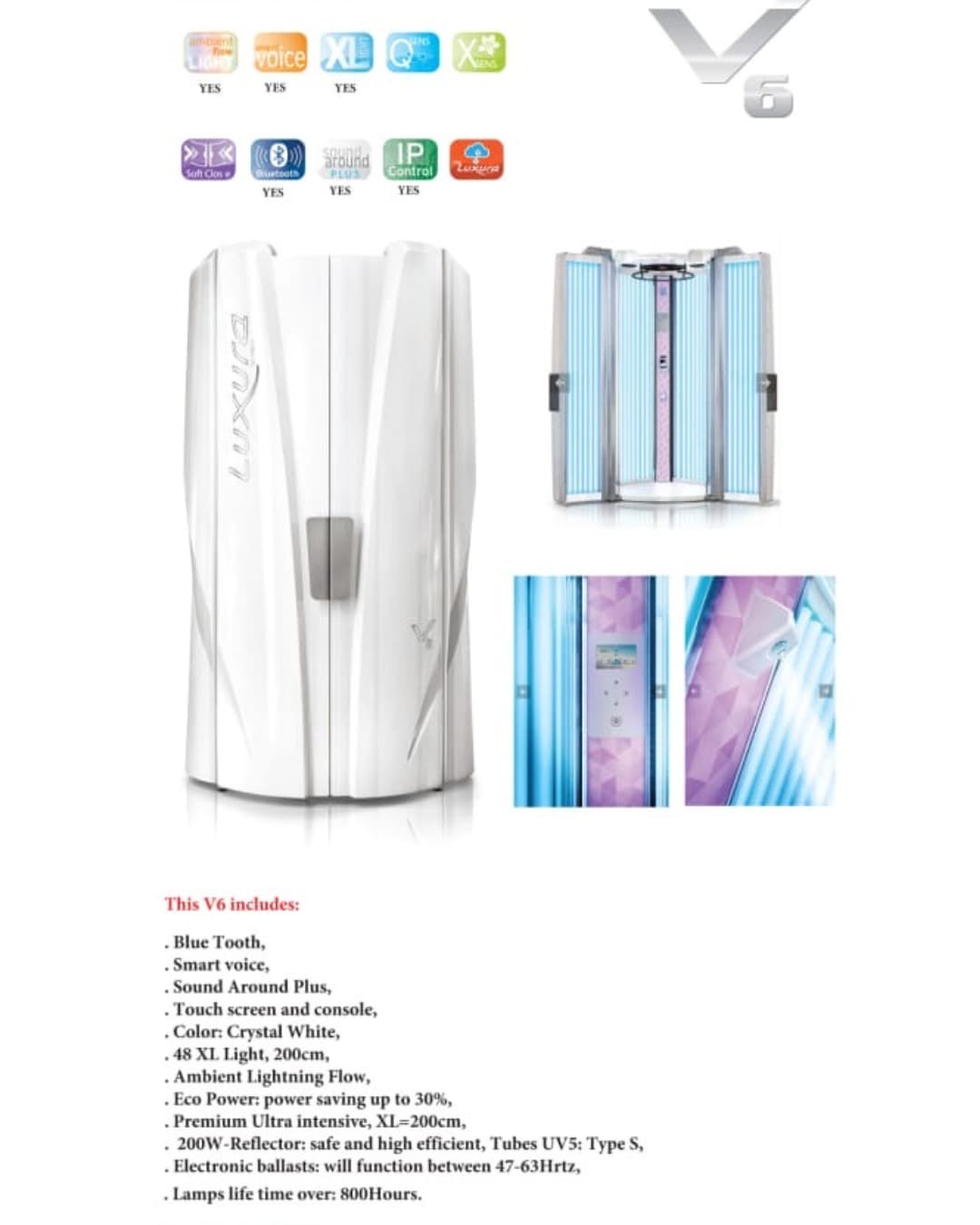Luxura Solarium V6