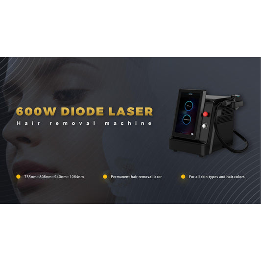Body Life Quadro Diode Laser Hair Removal Machine – 600W | Black